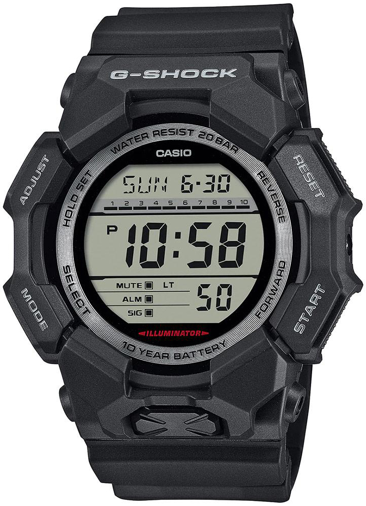 Casio Herreklokke GD-010-1ER G-Shock LCD/Gummi Ø54.9 mm