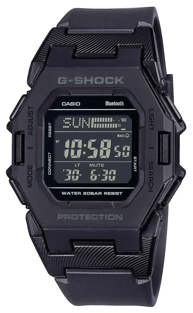 Casio Herreklokke GD-B500-1ER G-shock Sort/Resinplast Ø41.5 mm