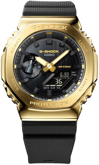 Casio Herreklokke GM-2100G-1A9ER G-Shock Grå/Gummi Ø44.4 mm