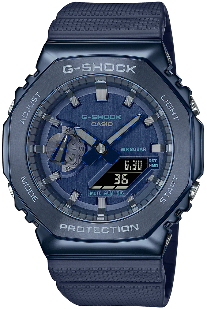 Casio Herreklokke GM-2100N-2AER G-Shock Blå/Resinplast Ø44.4 mm