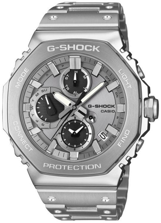 Casio Herreklokke GMC-B2100ADS-1AER G-Shock Sølvfarget/Stål Ø46 mm