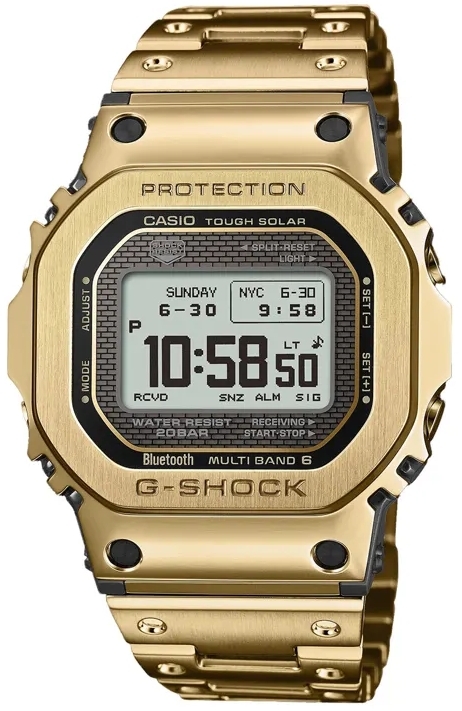 Casio Herreklokke GMW-BZ5000GD-9ER G-Shock Gulltonet stål 49.3x43.6