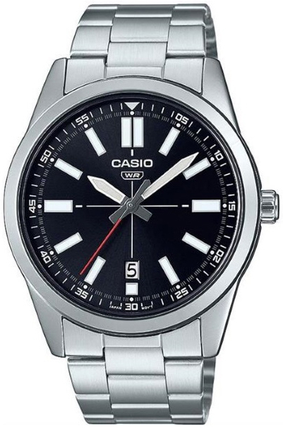 Casio Herreklokke MTP-VD02D-1EUDF Classic Sort/Stål Ø41 mm