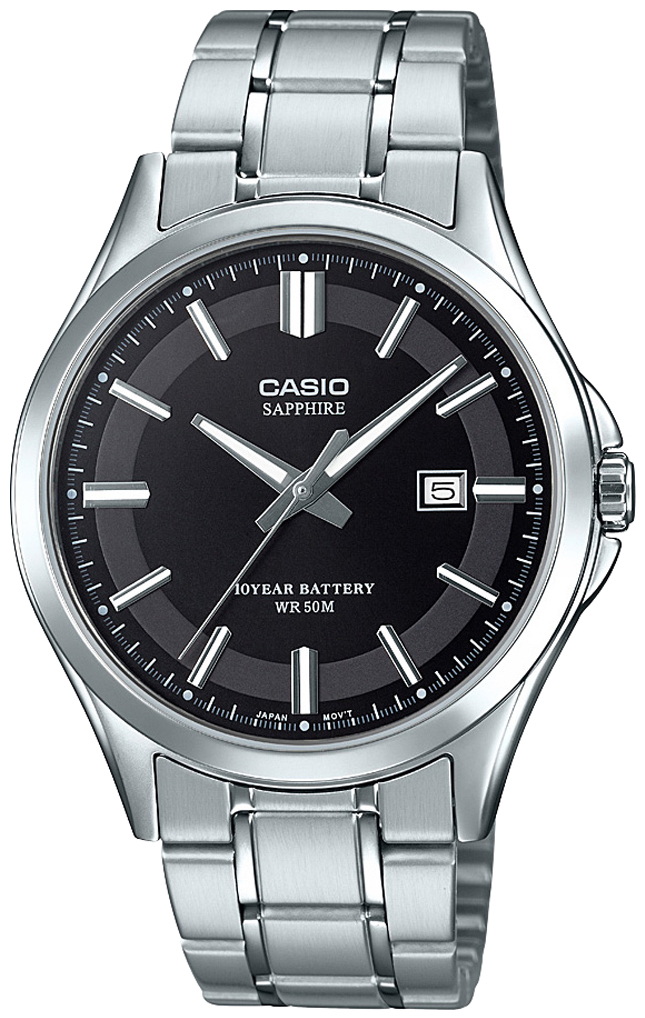 Casio Casio Collection Herreklokke MTS-100D-1AVEF Sort/Stål Ø41.3 mm