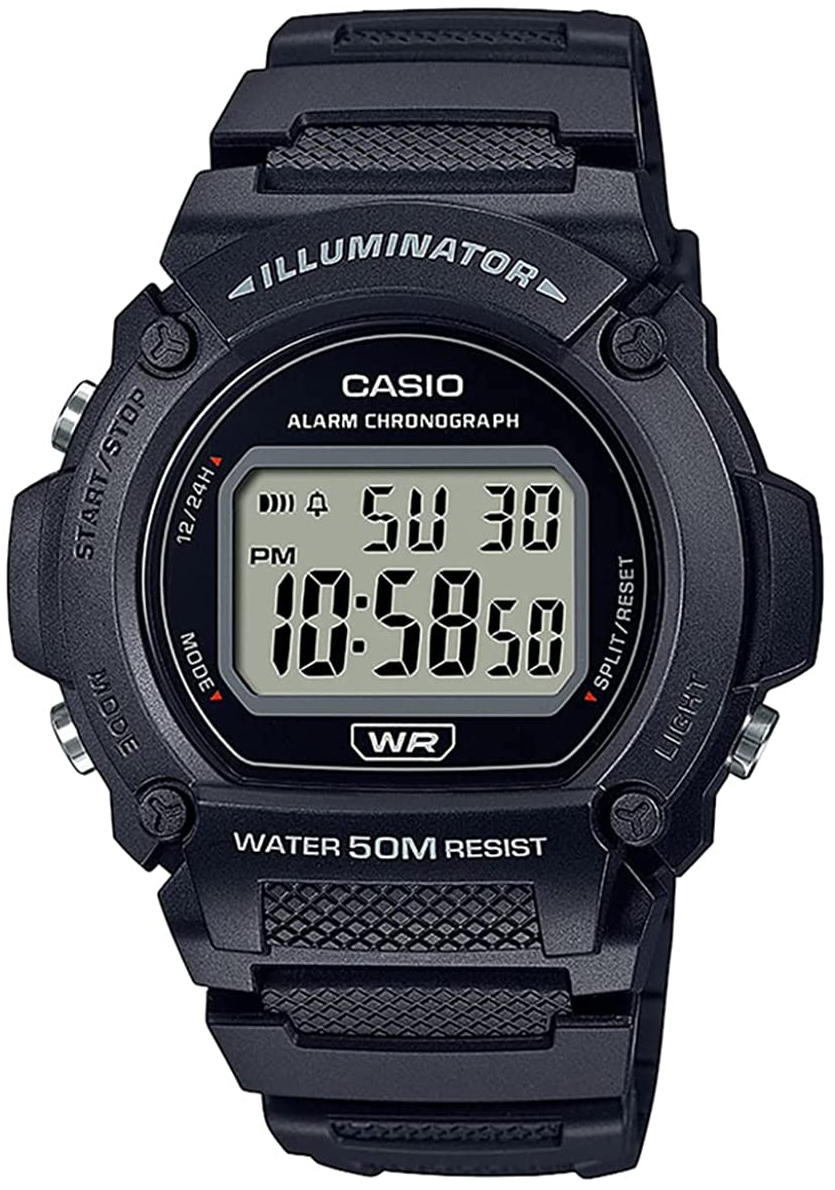 Casio Herreklokke W-219H-1AVDF Classic LCD/Resinplast Ø47 mm