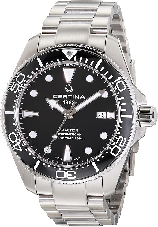 Certina Herreklokke C032.607.11.051.00 DS Action Sort/Stål Ø43 mm