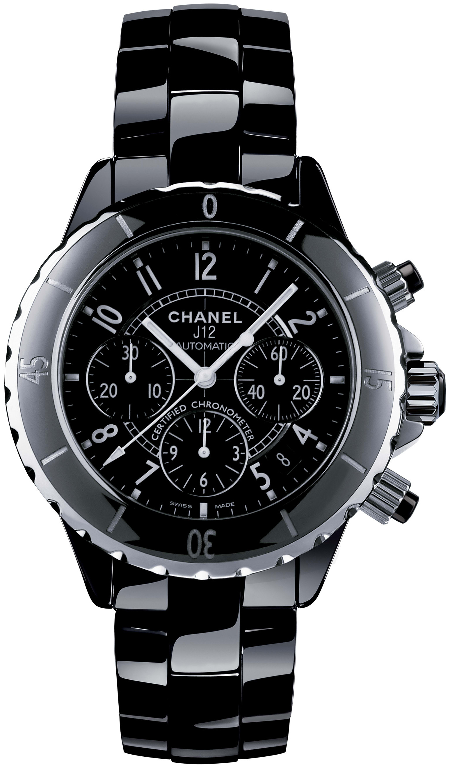 Chanel J12 Chronograph H0940 Sort/Keramik Ø41 mm - Chanel