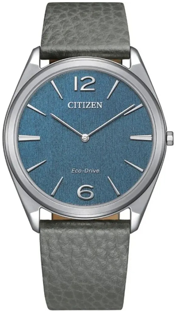 Citizen Herreklokke AR3120-24L Eco-Drive Suratto Blå/Lær Ø38.4 mm