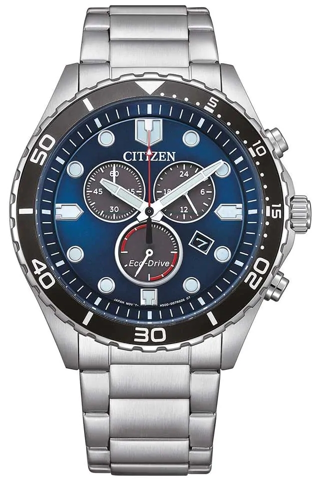 Citizen Herreklokke AT2560-84L Eco Drive Blå/Stål Ø43 mm
