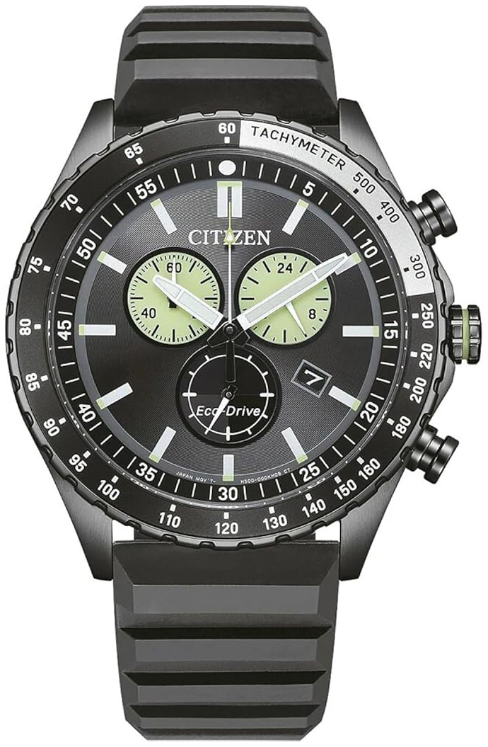 Citizen Herreklokke AT2565-05E Eco-Drive Sort/Gummi Ø43 mm
