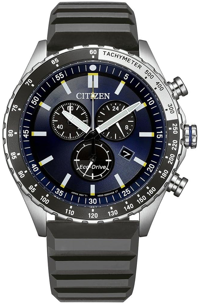Citizen Herreklokke AT2569-04L Eco-Drive Blå/Gummi Ø43 mm