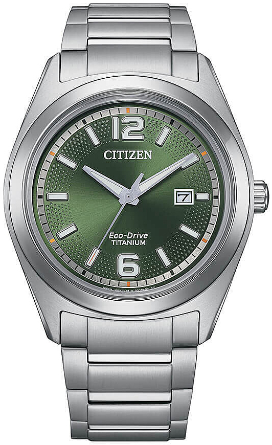 Citizen Herreklokke AW1641-81X Titanium Grønn/Titan Ø42 mm