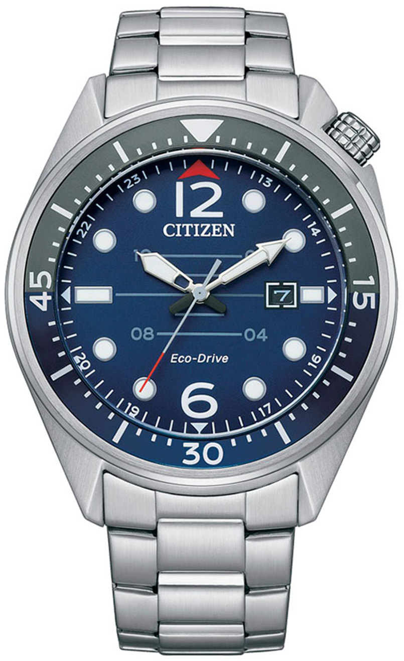Citizen Herreklokke AW1716-83L Seaplane Blå/Stål Ø44 mm