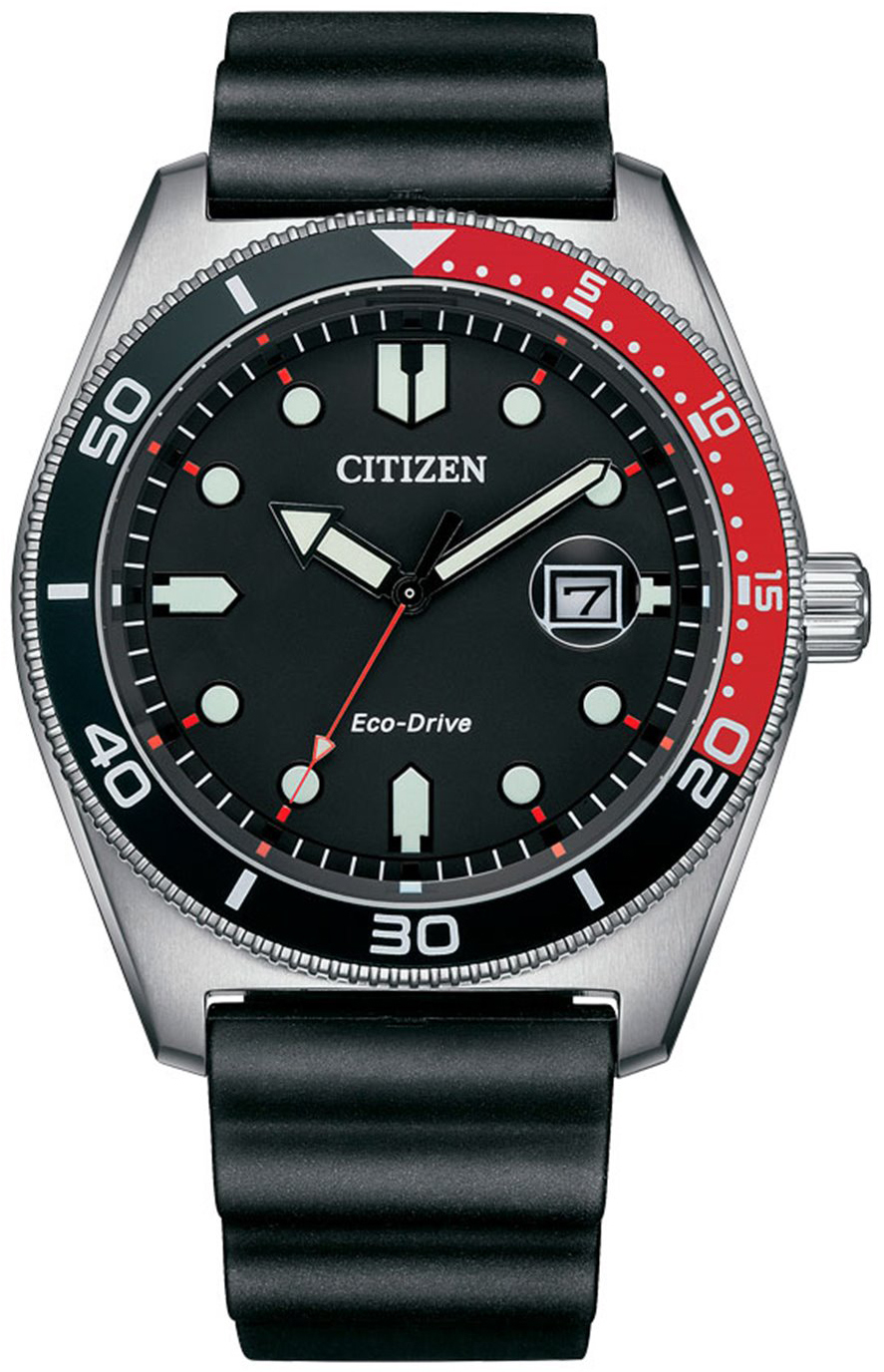 Citizen Herreklokke AW1769-10E Sport Sort/Gummi Ø43 mm