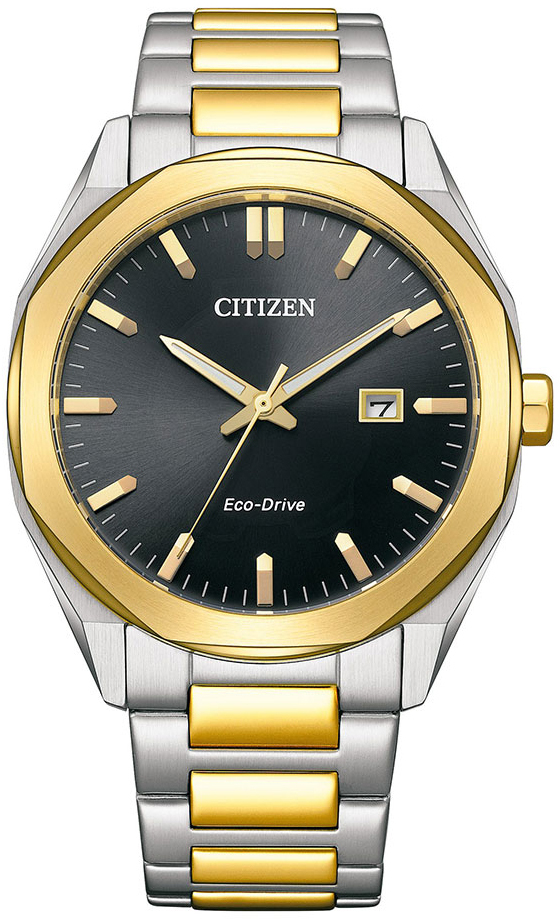 Citizen Herreklokke BM7604-80E Classic Sort/Gulltonet stål Ø41 mm