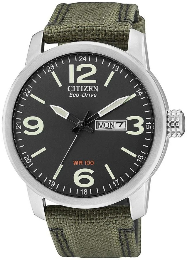 Citizen Herreklokke BM8470-11EC Eco Drive 180 Sort/Lær Ø42 mm