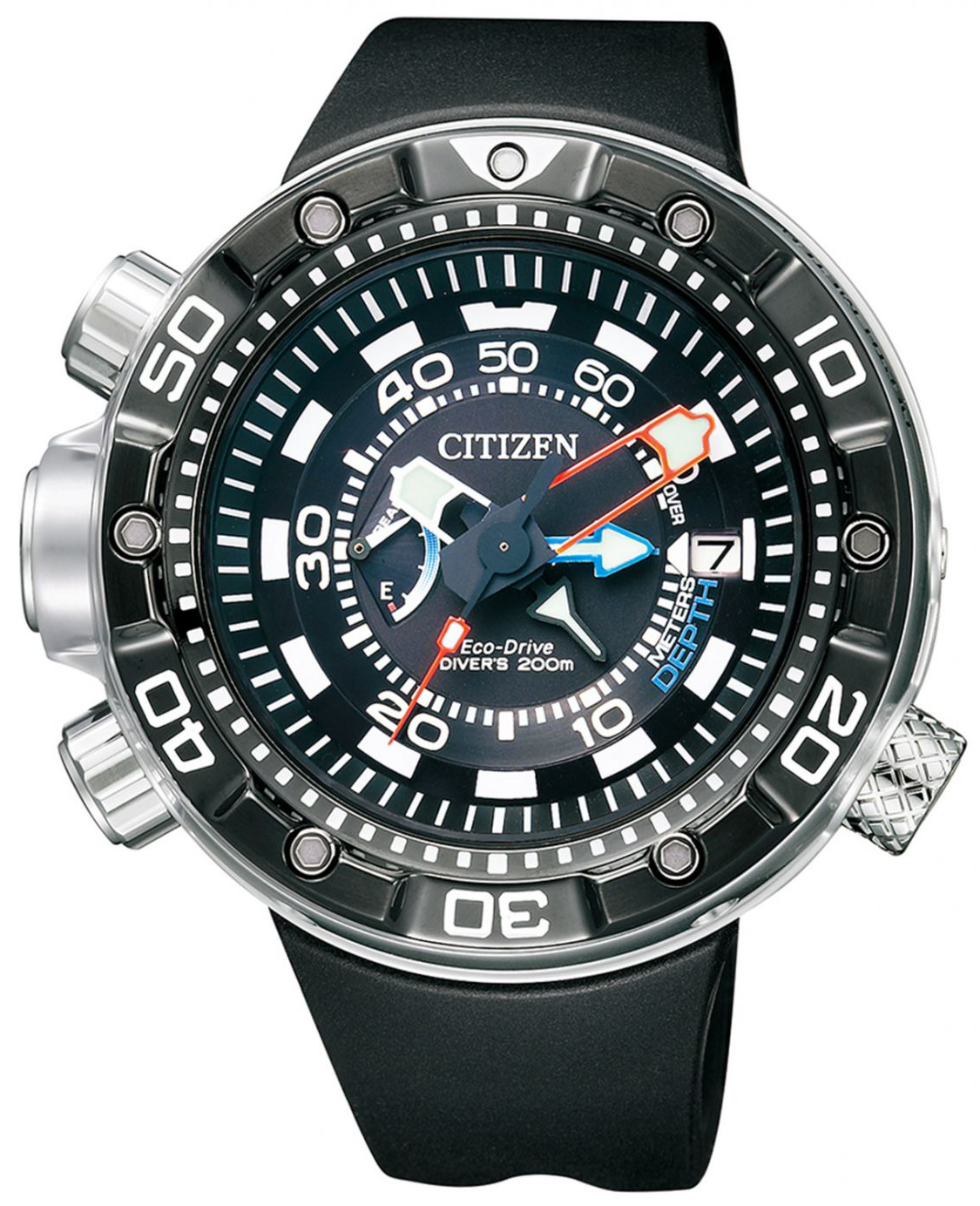 Citizen Herreklokke BN2024-05E Promaster Sort/Gummi Ø50 mm