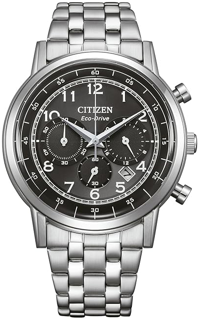 Citizen Herreklokke CA4630-53E Chrono Sort/Stål Ø42 mm