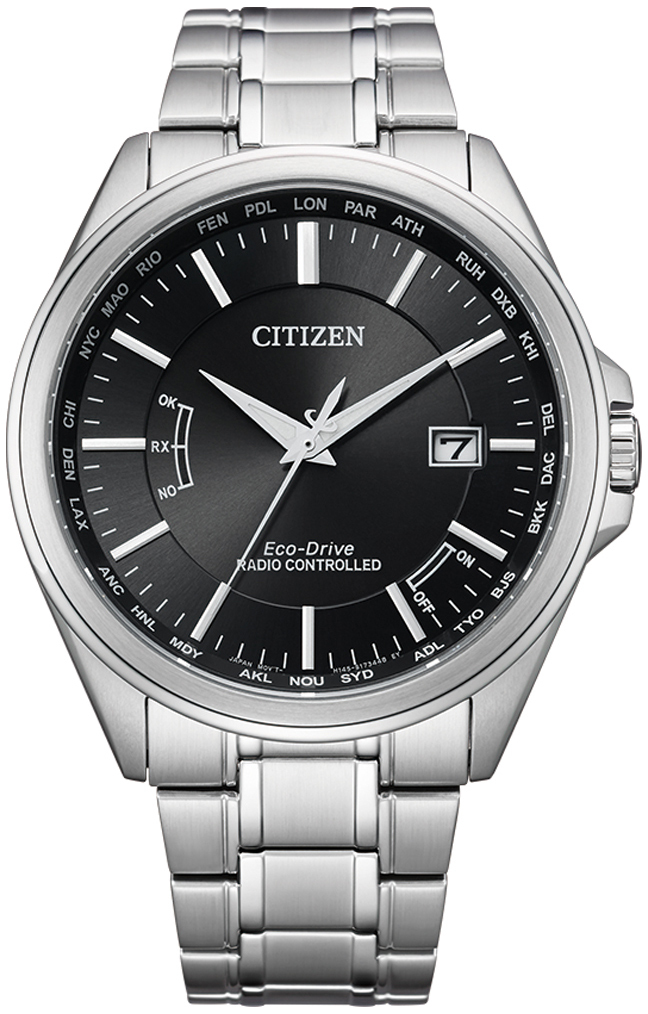 Citizen Herreklokke CB0250-84E Radio Controlled Sort/Stål Ø43 mm