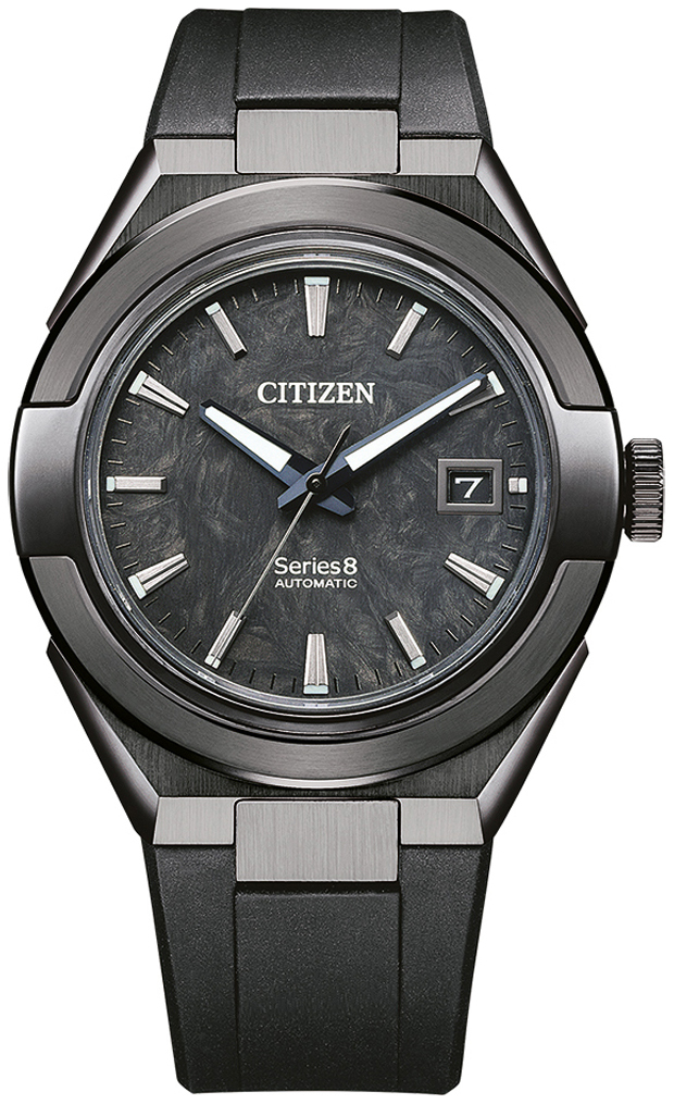 Citizen Herreklokke NA1025-10E Series 8 Sort/Gummi Ø41 mm
