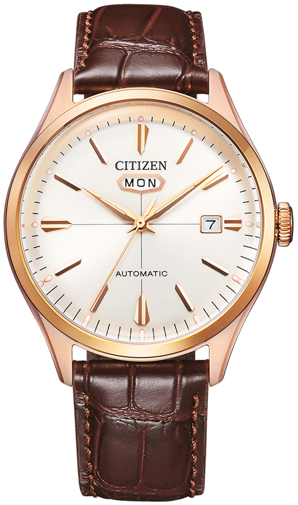Citizen Herreklokke NH8393-05AE Classic Hvit/Lær Ø40.2 mm