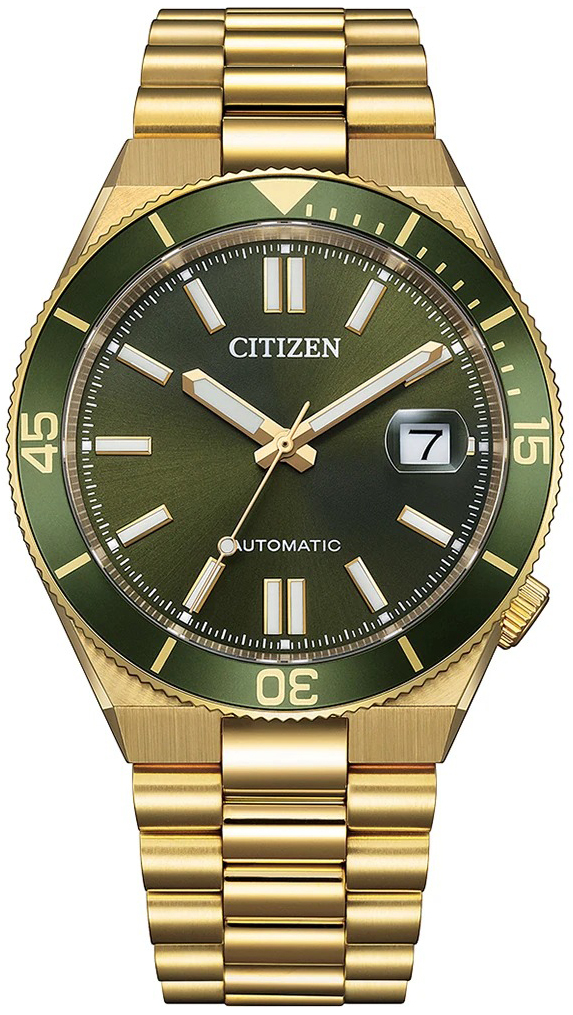 Citizen Herreklokke NJ0232-53X Tsuyosa Collection Grønn/Gulltonet