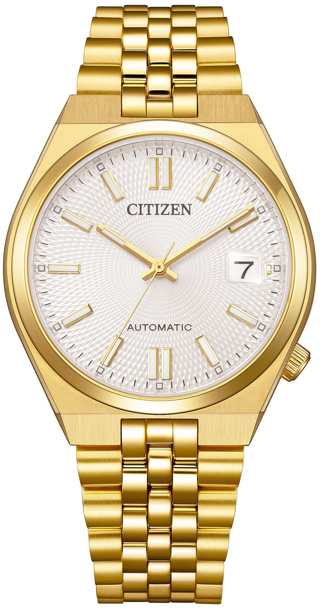 Citizen NK0032-56A Tsuyosa Collection Hvit/Gulltonet stål Ø37 mm