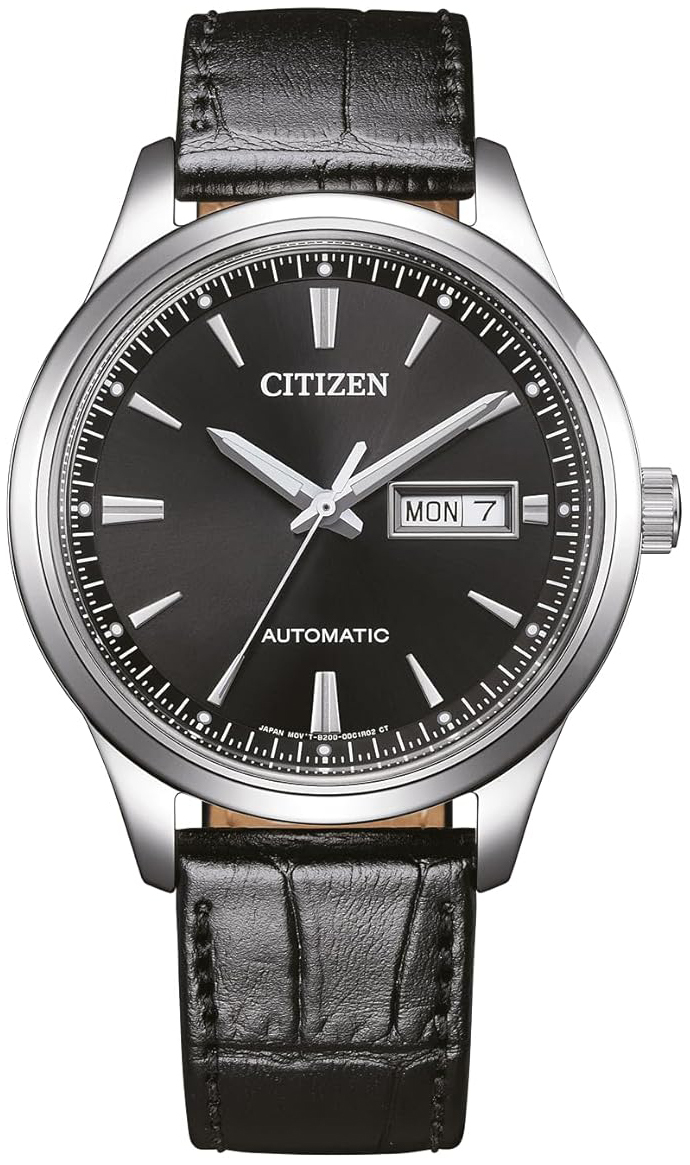 Citizen Herreklokke NY4058-01EC Sort/Lær Ø40 mm