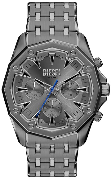 Diesel Herreklokke DZ4708 Stinger Grå/Stål Ø46 mm