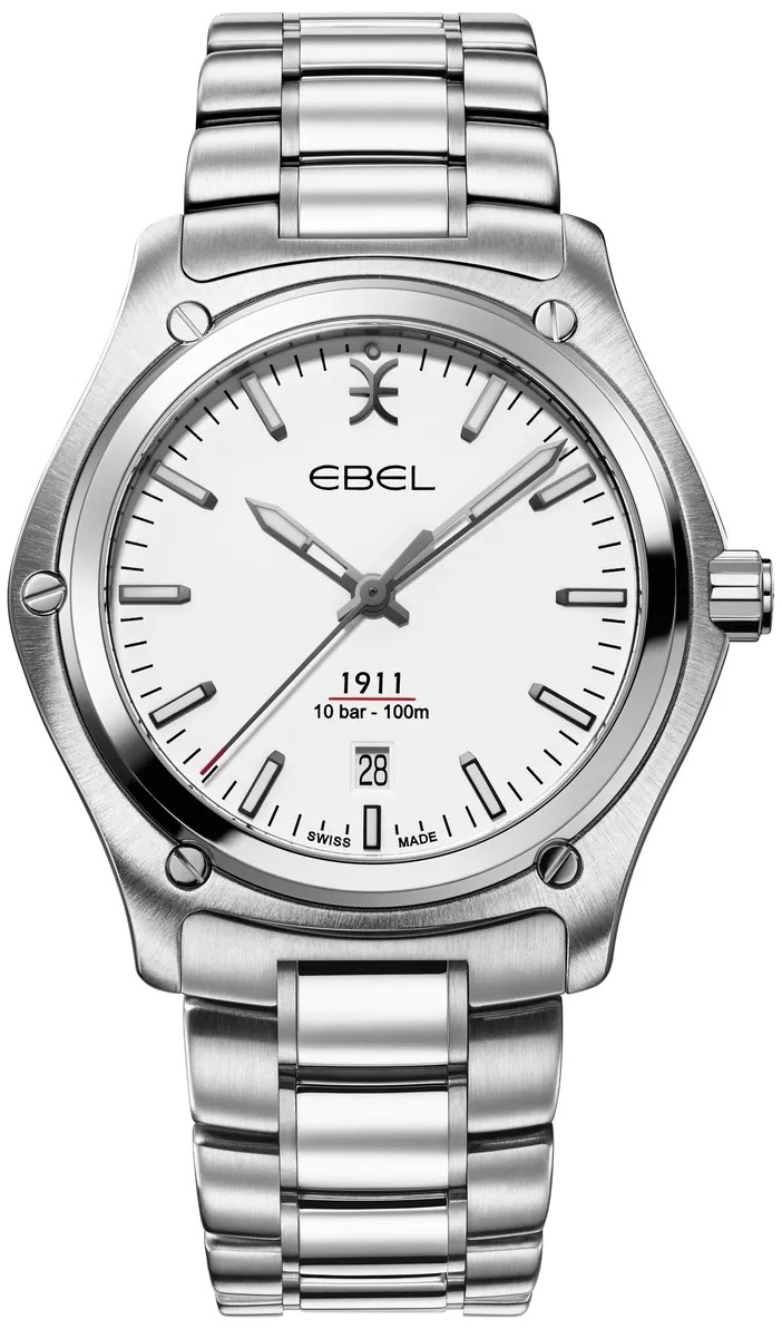Ebel 1911 Herreklokke 1216607 Hvit/Stål Ø42 mm