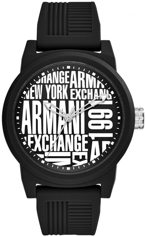 Emporio Armani Exchange Atlc Herreklokke AX1443 Sort/Gummi Ø46 mm