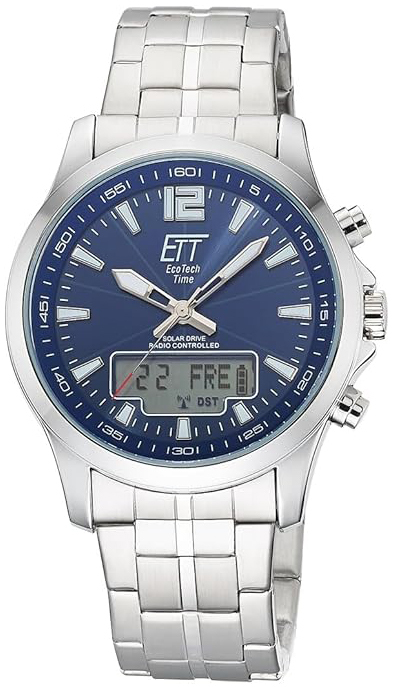 ETT Eco Tech Time Herreklokke EGA-11716-31M Blå/Stål Ø45 mm