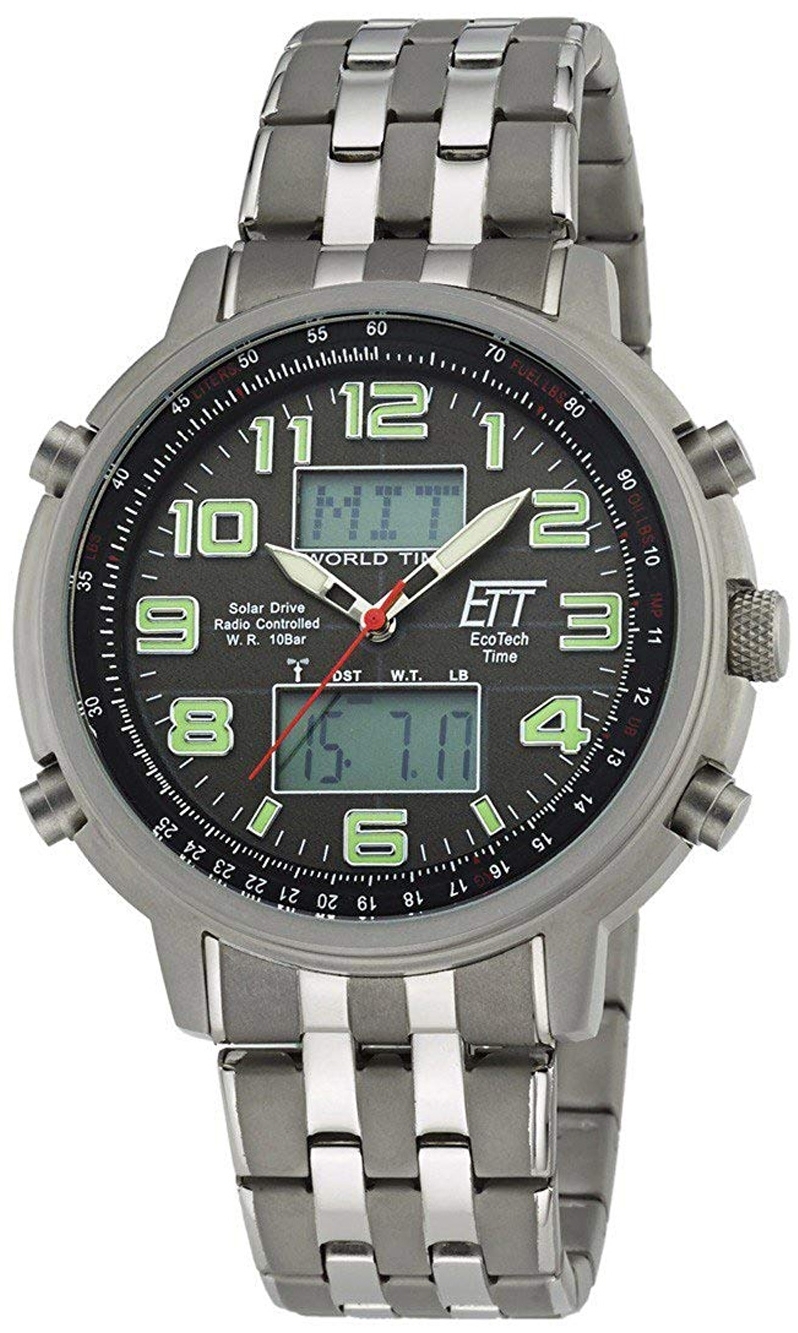 ETT Eco Tech Time Herreklokke EGS-11302-22M Hunter II Grå/Stål Ø48