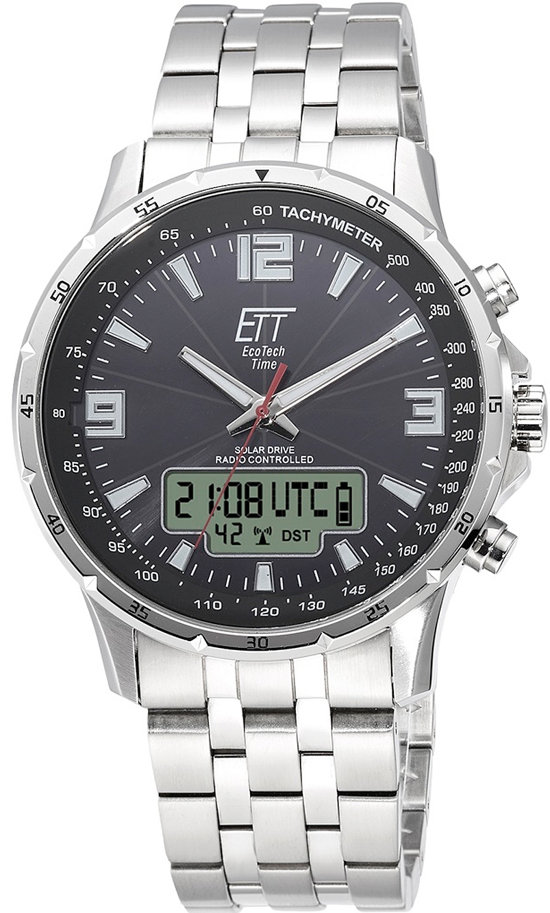 ETT Eco Tech Time Herreklokke EGS-11551-21M Professional Sort/Stål