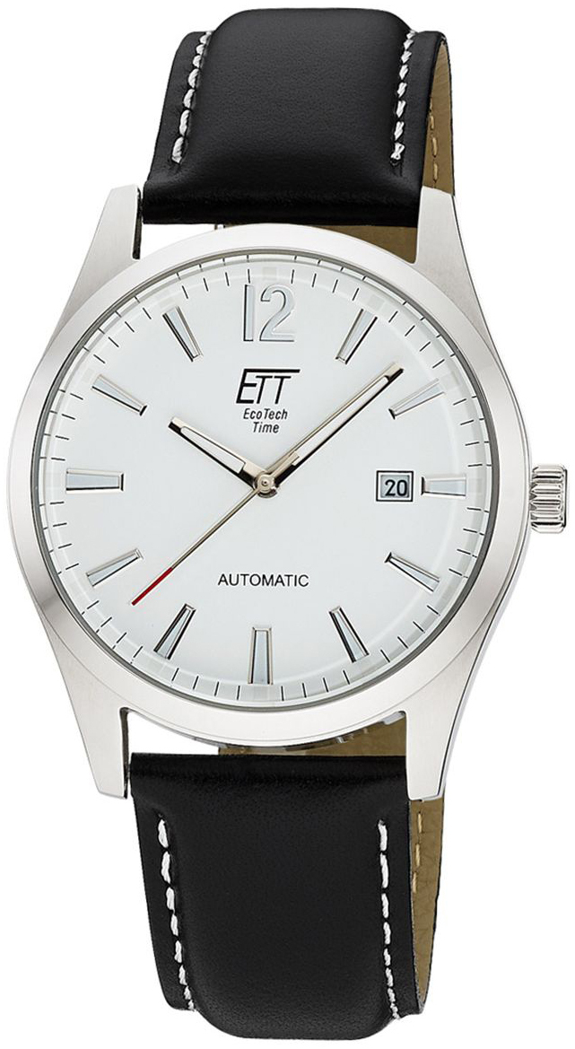 ETT Eco Tech Time Herreklokke EGS-40406-11L Motion Drive Hvit/Lær