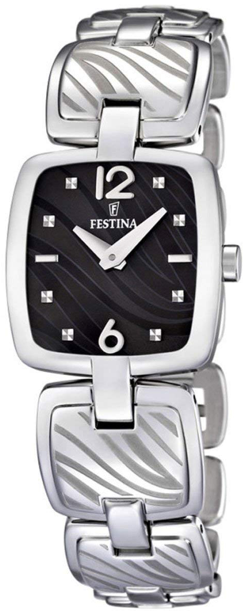 Festina 99999 Dameklokke F16595-4 Sort/Stål - Festina