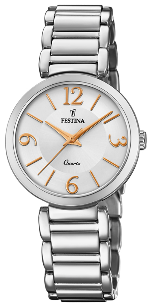 Festina Dameklokke F20212-1 Hvit/Stål Ø30 mm - Festina