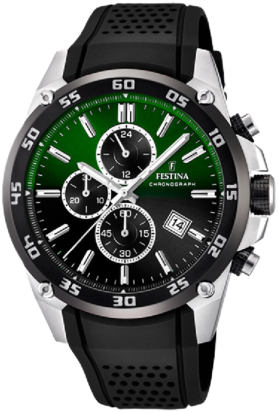 Festina Herreklokke F20330-B The Original Flerfarget/Gummi Ø47 mm