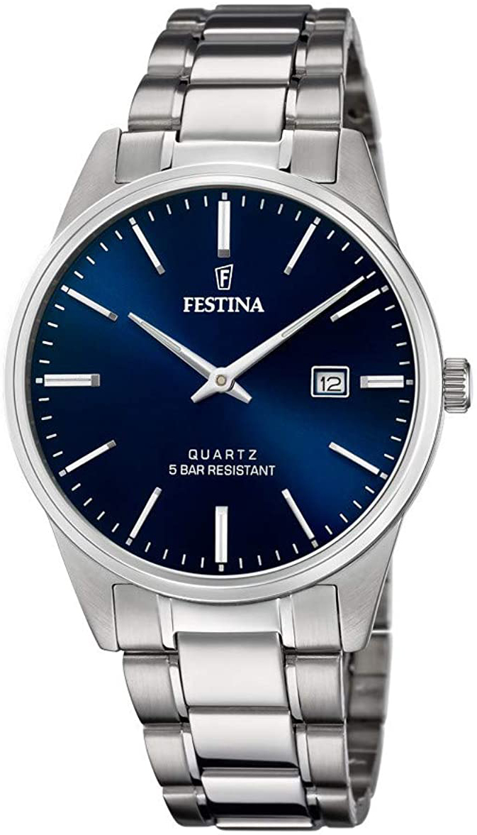 Festina Herreklokke F20511-3 Blå/Stål Ø39 mm