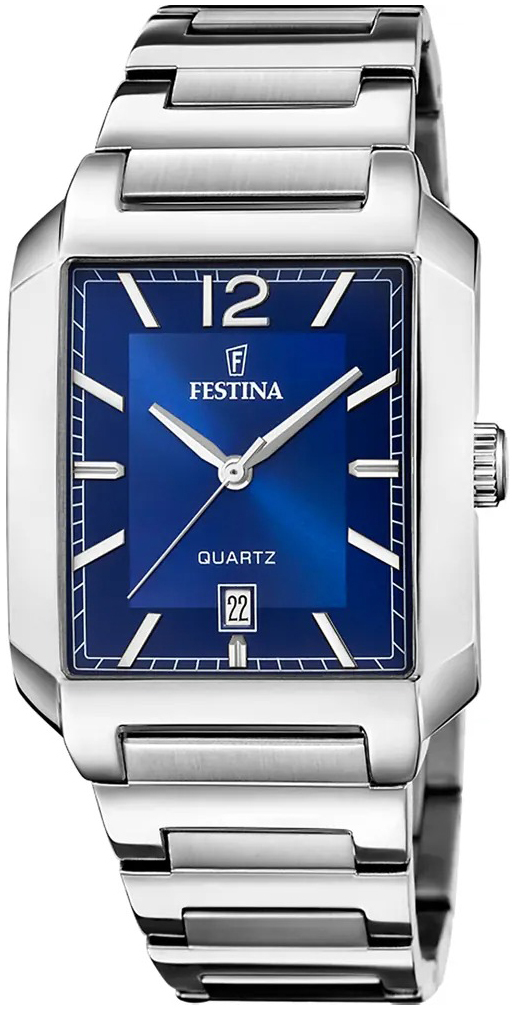 Festina Herreklokke F20677-3 Classic Blå/Stål