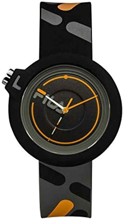 Fila Herreklokke 38-6081-007 Puffy Sort/Gummi Ø42 mm