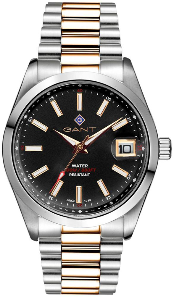 Gant Herreklokke G161013 Eastham Sort/Gulltonet stål Ø42 mm
