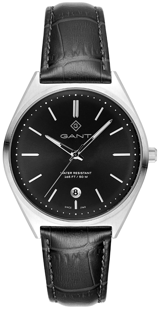 Gant Herreklokke G201002 Abington Sort/Lær Ø41 mm