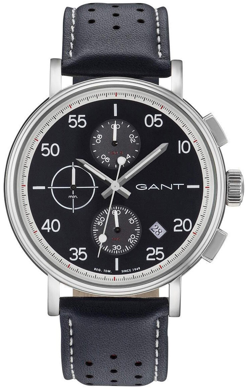 Gant Wantage Herreklokke GT037001 Sort/Lær Ø45 mm
