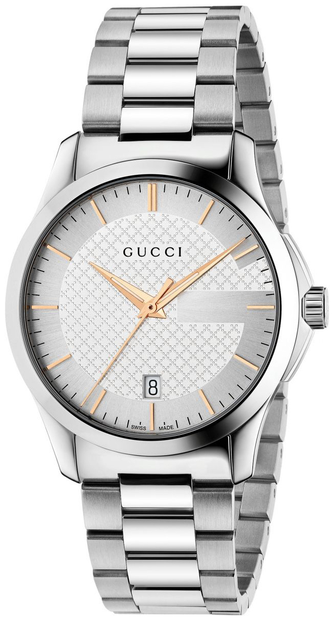 Gucci G-Timeless YA126442 Sølvfarget/Stål Ø38 mm