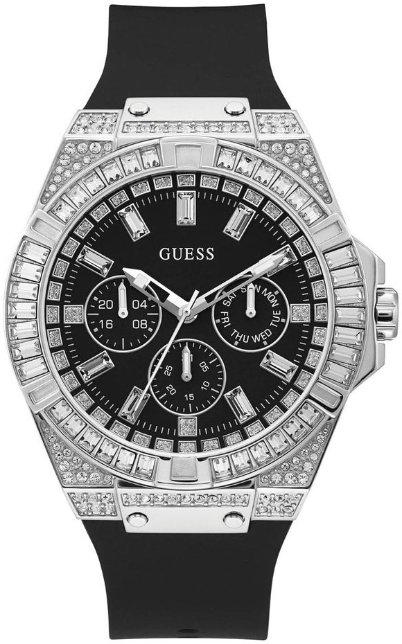 Guess Herreklokke GW0208G1 Zeus Sort/Gummi Ø47 mm