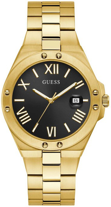 Guess Herreklokke GW0276G2 Perspective Sort/Gulltonet stål Ø41 mm