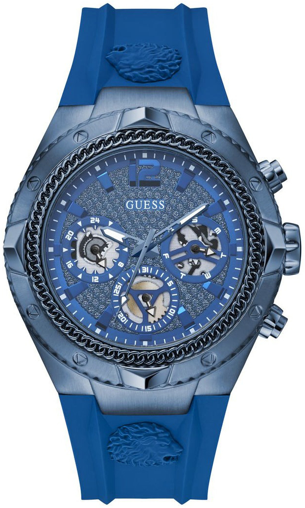 Guess Herreklokke GW0717G2 Blå/Gummi Ø46 mm