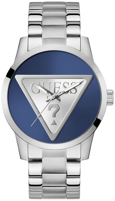 Guess Herreklokke GW0782G3 Badge Blå/Stål Ø44 mm