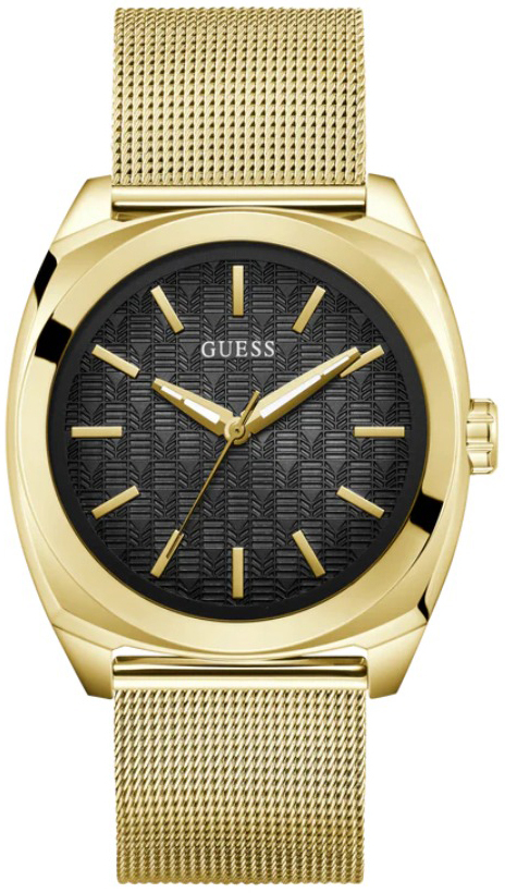 Guess Herreklokke GW0794G2 Dress Sort/Gulltonet stål